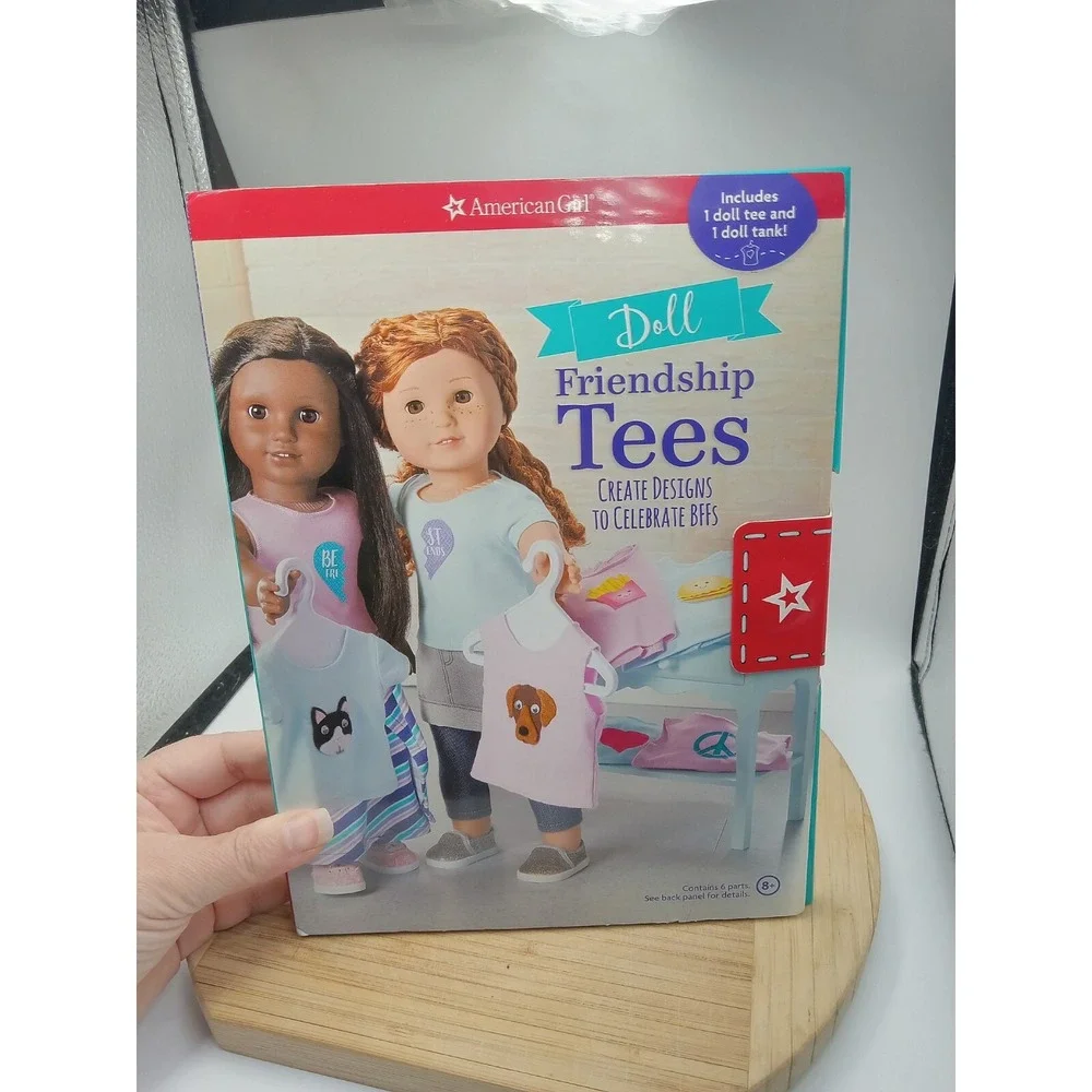 AMERICAN‎ GIRL DOLL FRIENDSHIP TEES DESIGNS BFFS CRAFTING BOOK-ARTS-HOBBIES-NEW